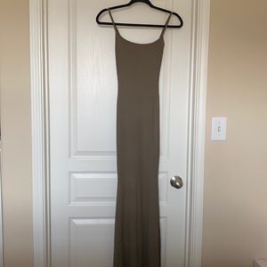 Skims Soft Lounge Long Slip Dress